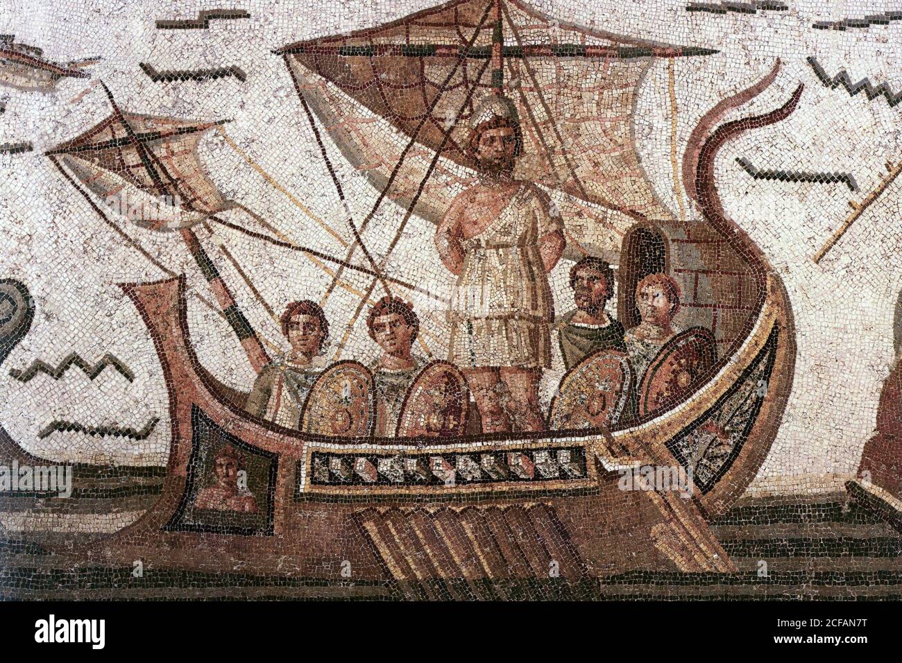 Odysseus and the Sirens. Stock Photo