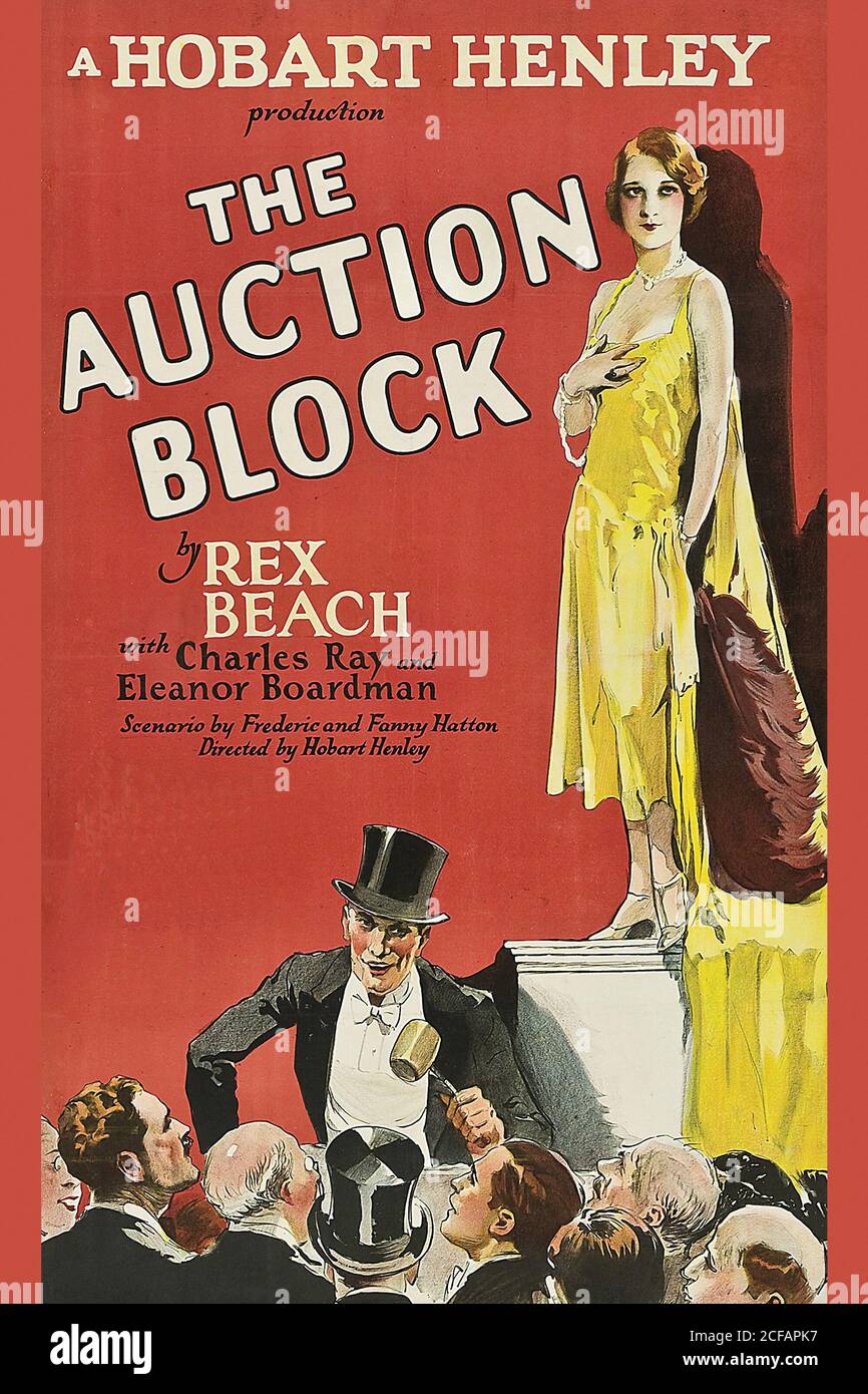 The Auction Block Stock Photo Alamy