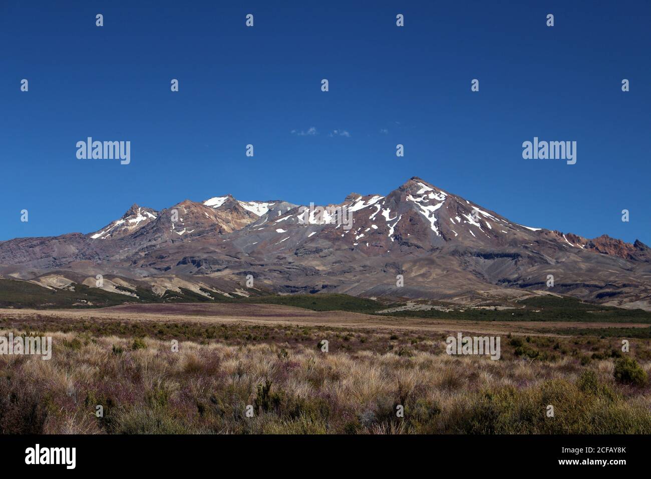 Mount Ruapehu in New Zealand Stock Photo Alamy