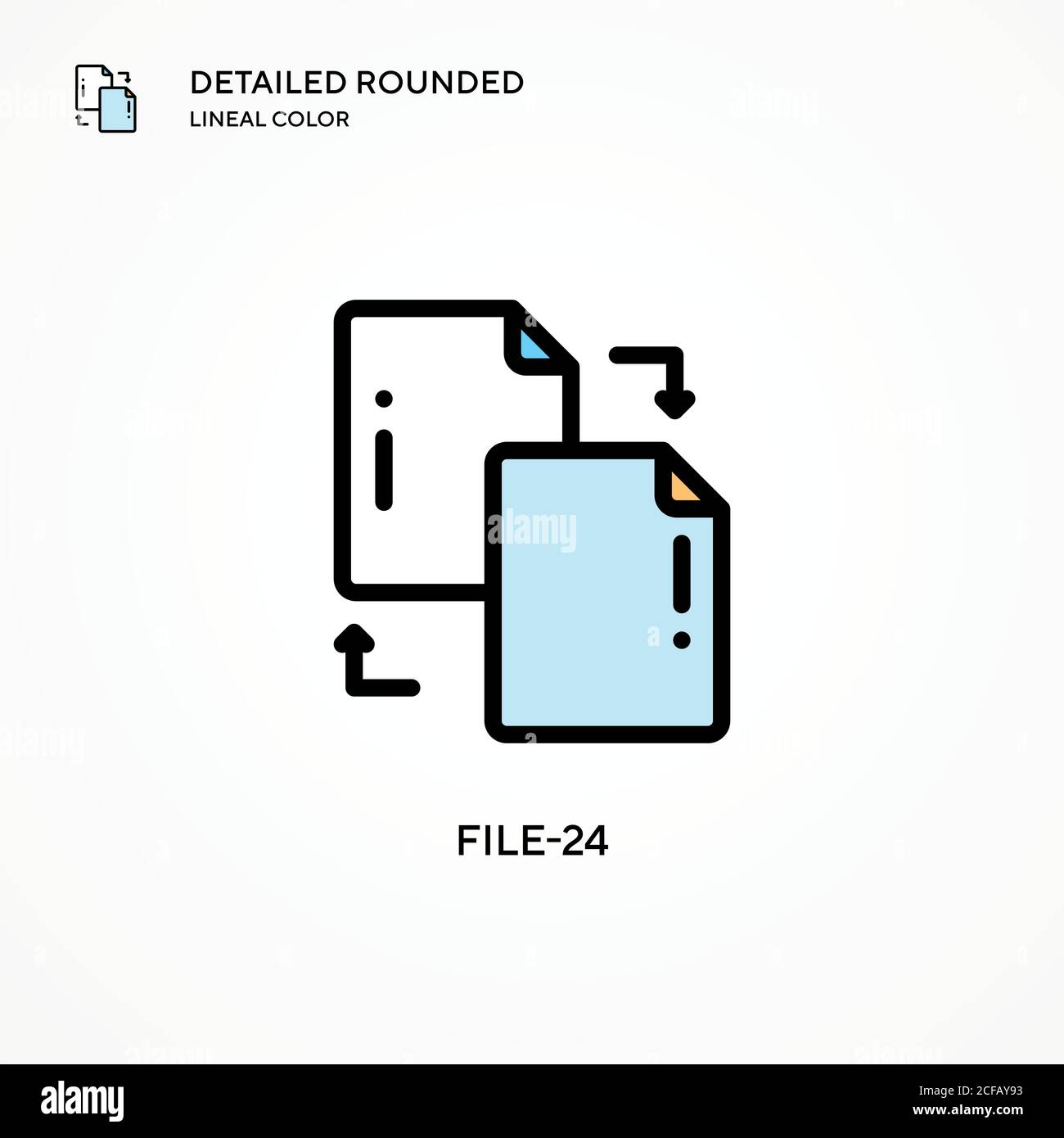 File-24 vector icon. Modern vector illustration concepts. Easy to edit ...