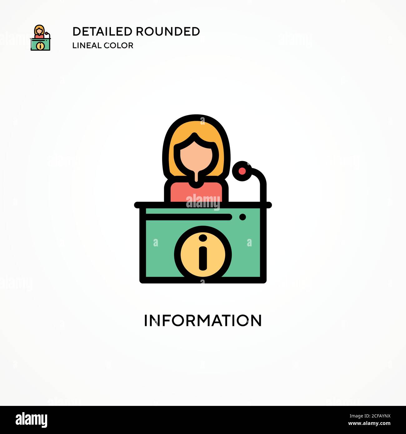 Information vector icon. Modern vector illustration concepts. Easy to ...