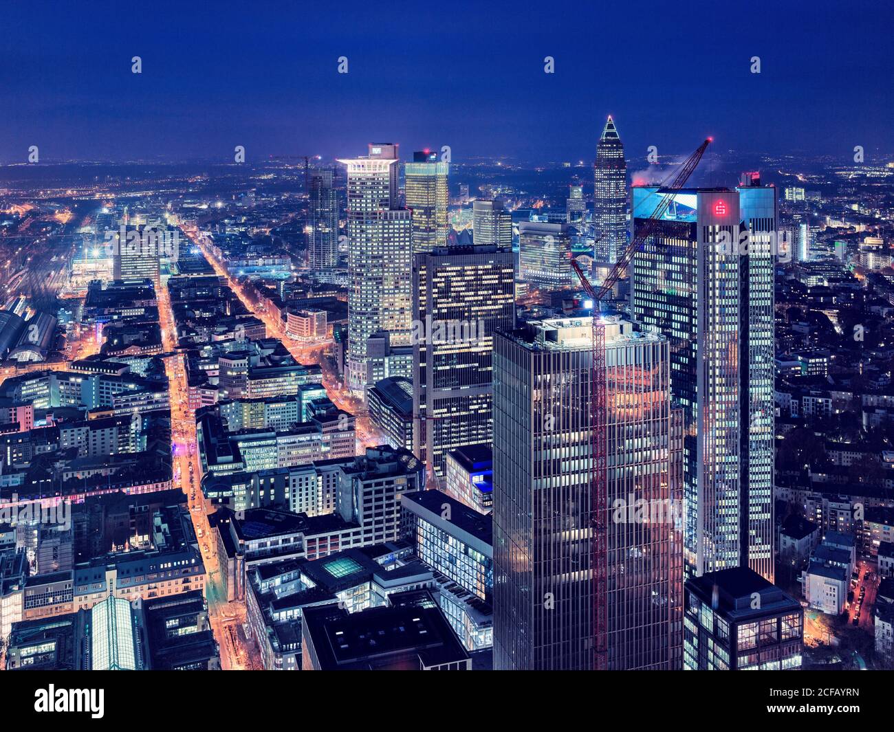 Main Tower, Neue Mainzer Strasse, City of Frankfurt am Main, Hesse ...