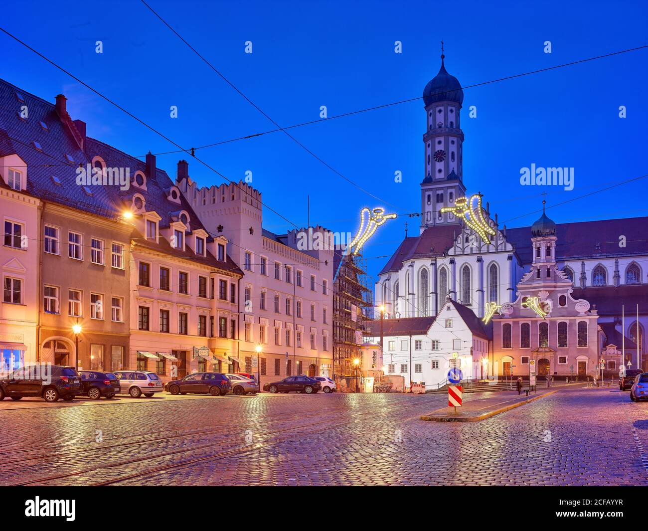 Basilica of St. Ulrich and Afra, Evangelisch St. Ulrich, Ulrichsplatz, Maximiliansstraße, Am Milchberg, City of Augsburg, Swabia (Bavaria), Free Stock Photo