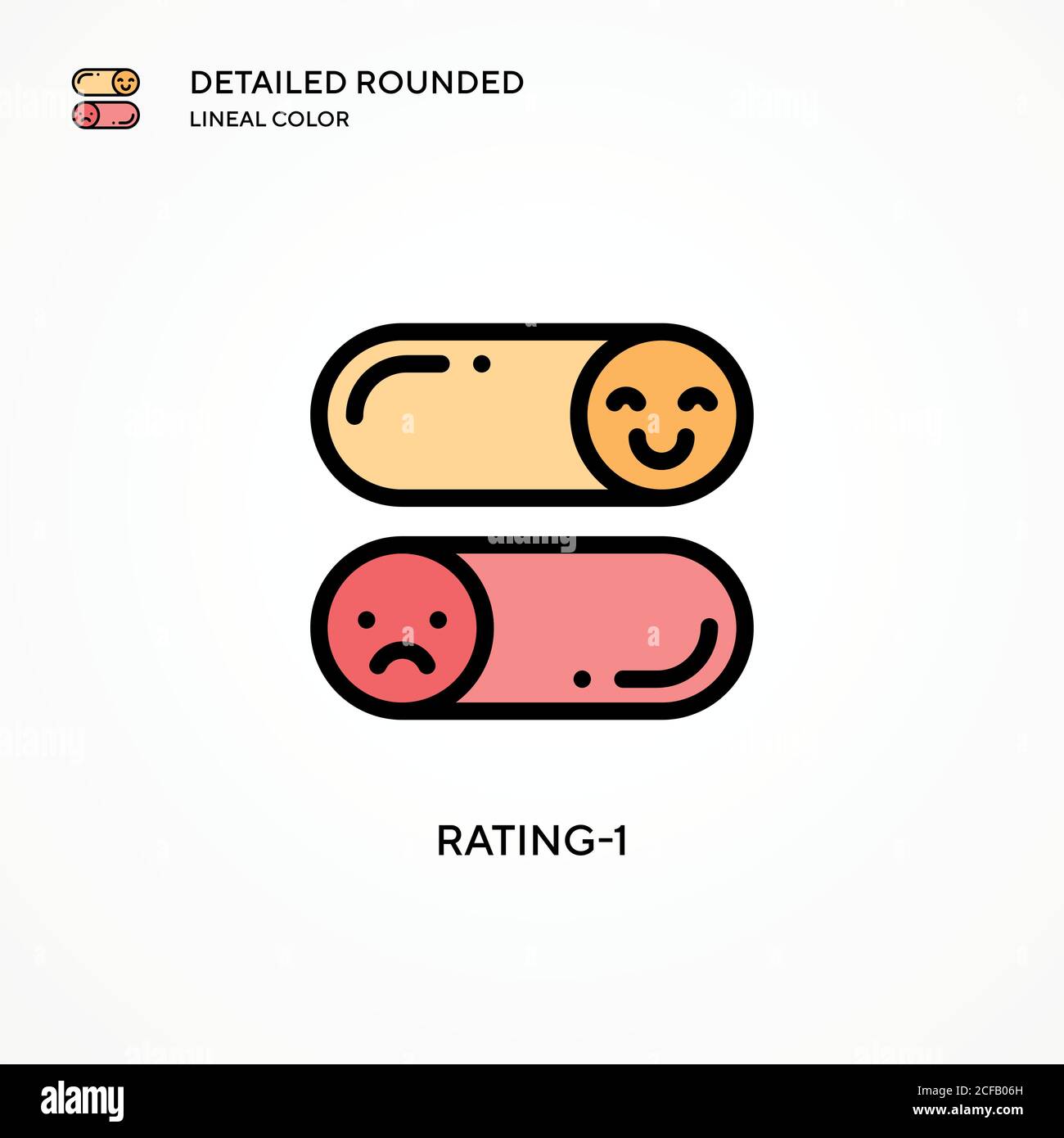 Rating-1 vector icon. Modern vector illustration concepts. Easy to edit ...
