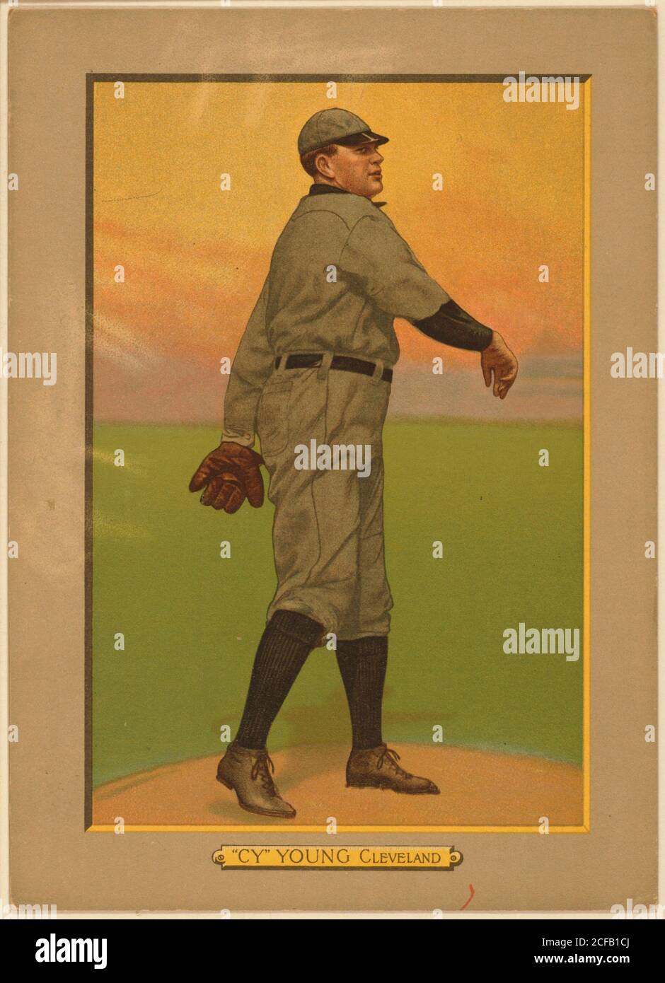 Cy Young, Cleveland Naps Stock Photo
