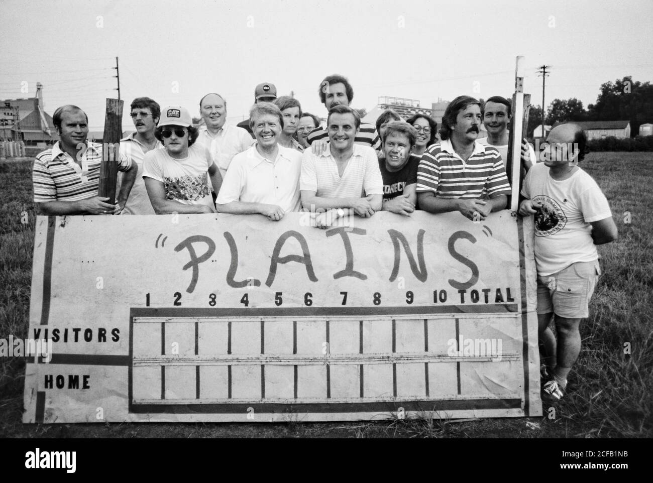 President Jimmy Carter plays softball 1976 - 1979 with off duty Secret ...