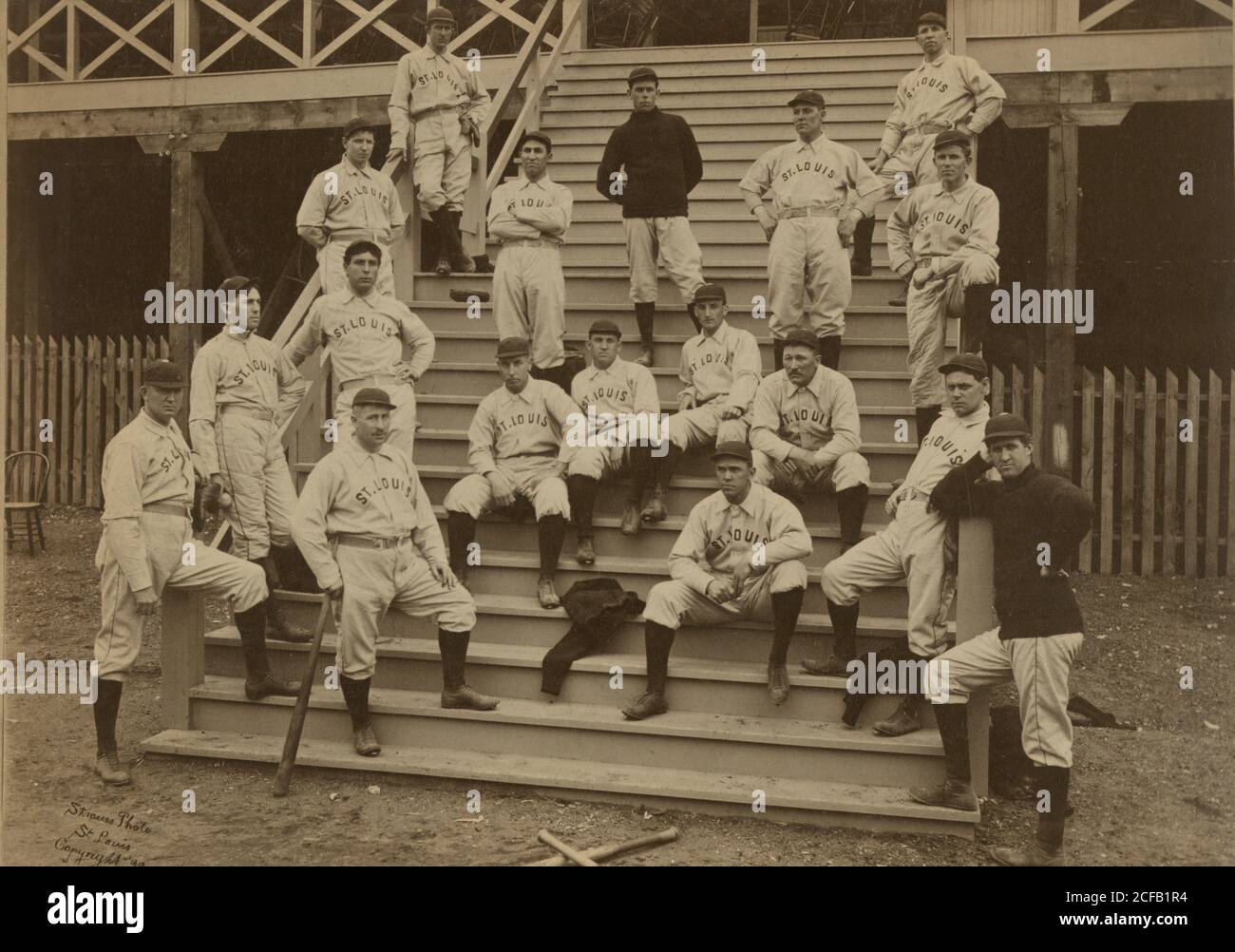 St. Louis base ball club, group B Stock Photo Alamy