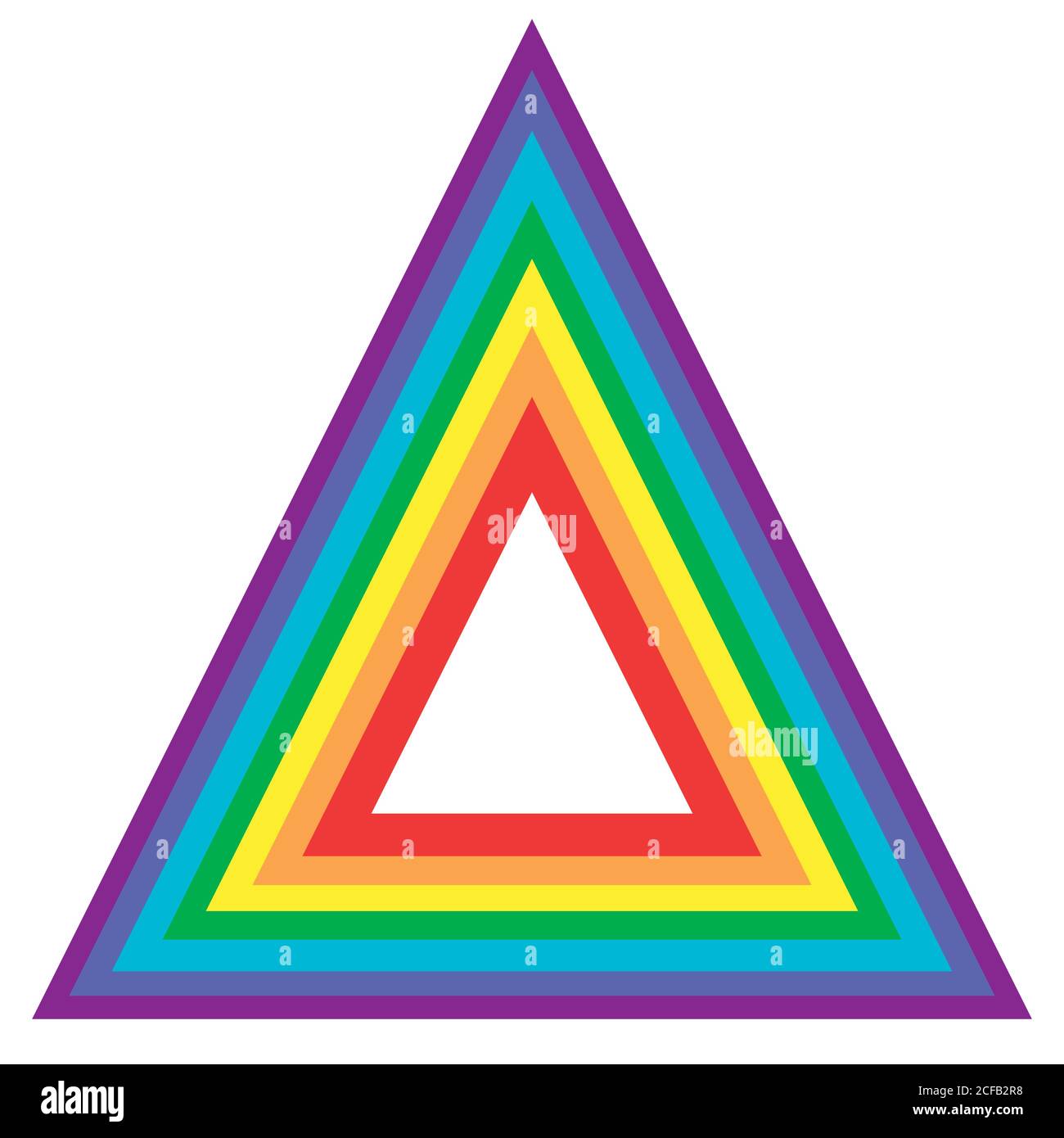 Colorful Triangle Icon