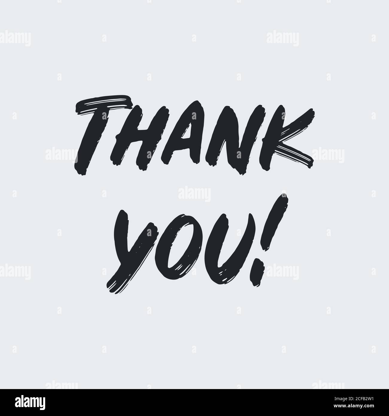 Thank you merci beaucoup danke- typographic Vector Image