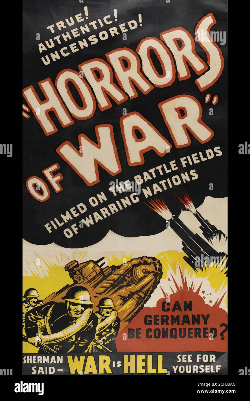 Horrors of War Stock Photo