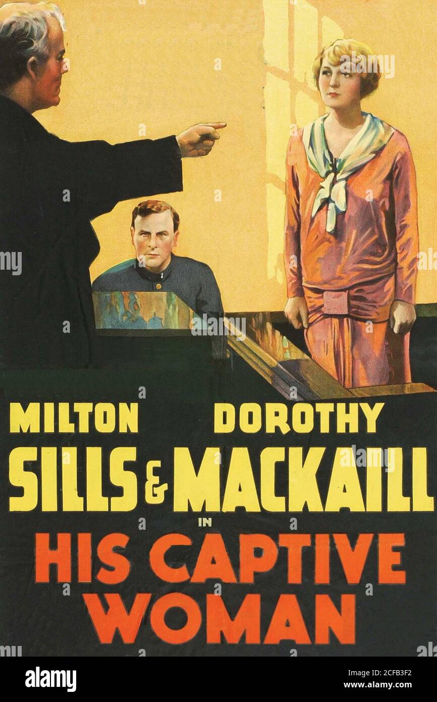 His Captive Woman Stock Photo Alamy