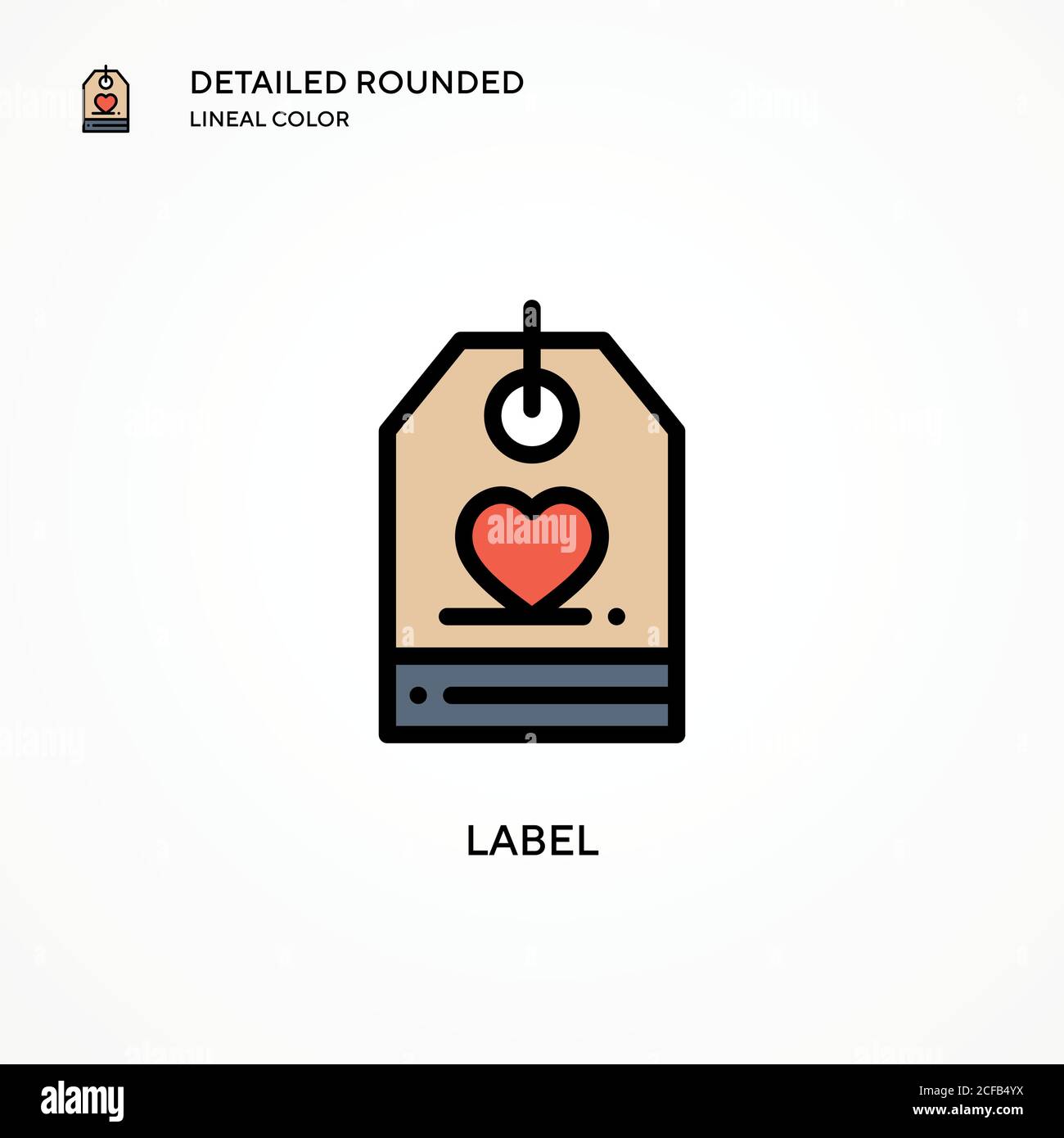 Label vector icon. Modern vector illustration concepts. Easy to edit ...
