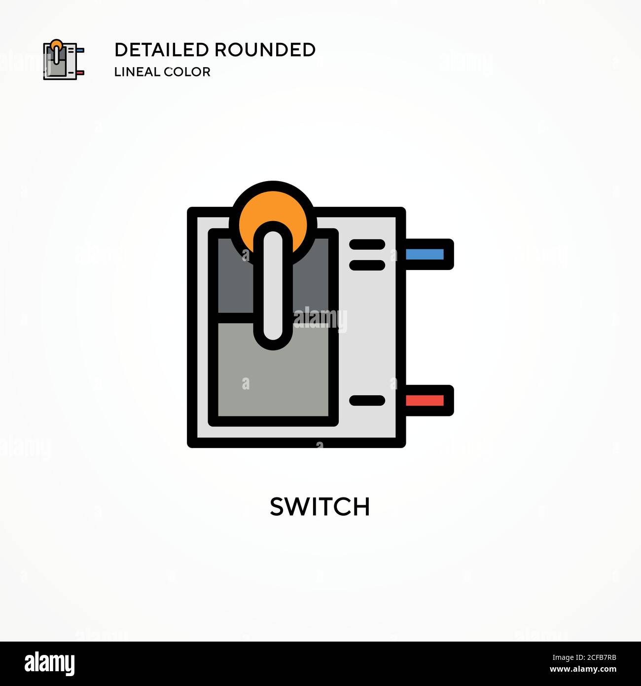 Switch vector icon. Modern vector illustration concepts. Easy to edit ...