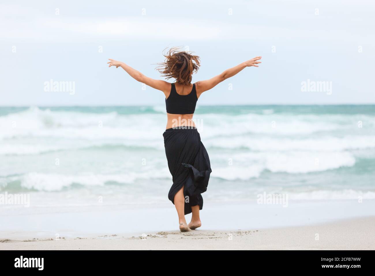 Beautiful woman dancing hi-res stock photography and images - Alamy