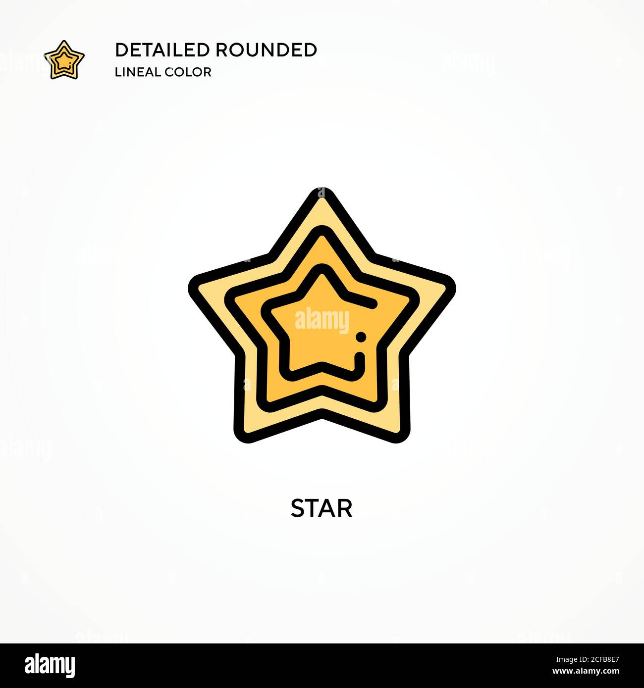 Star vector icon. Modern vector illustration concepts. Easy to edit and ...