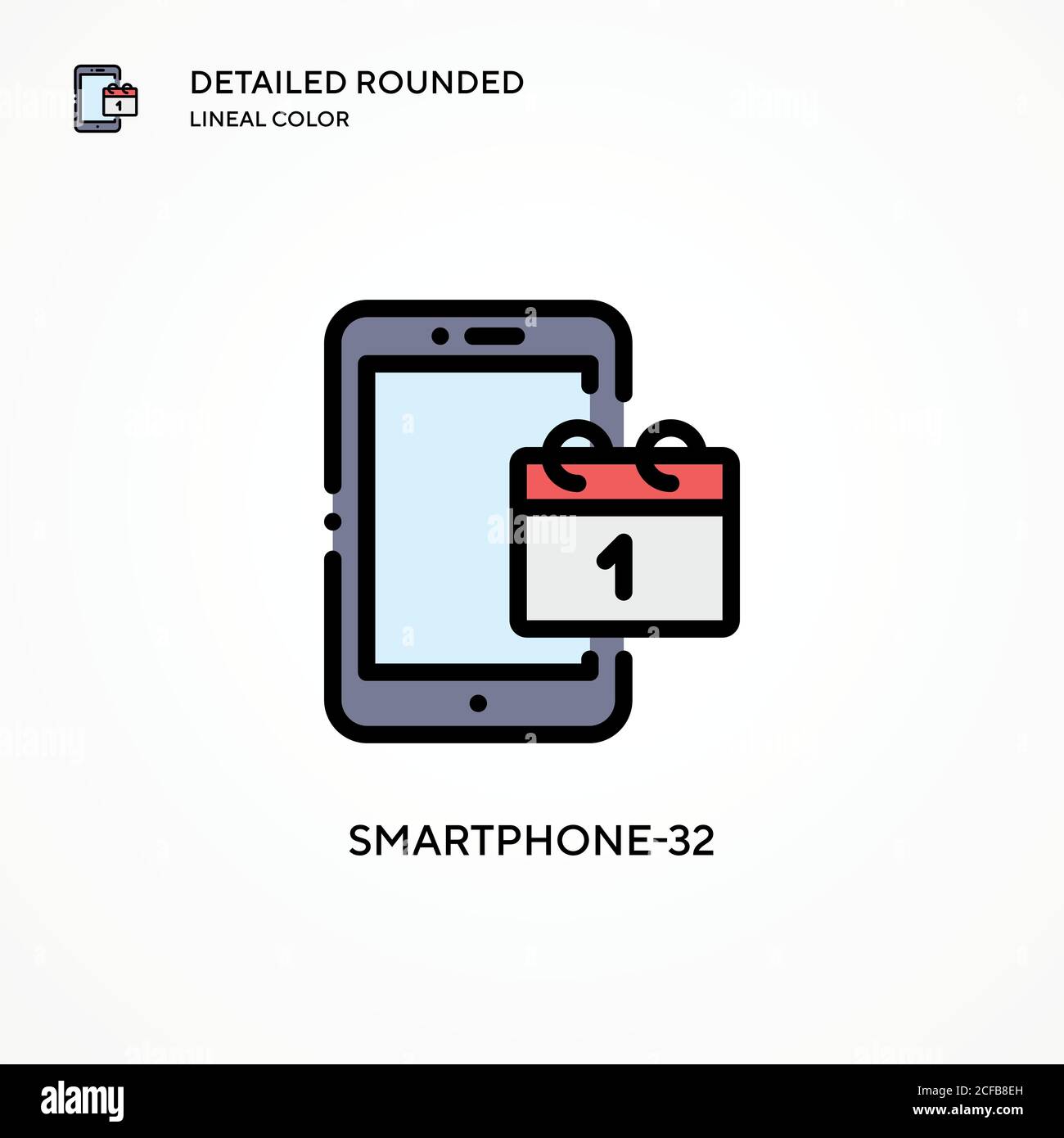 Smartphone-32 vector icon. Modern vector illustration concepts. Easy to edit and customize. Stock Vector