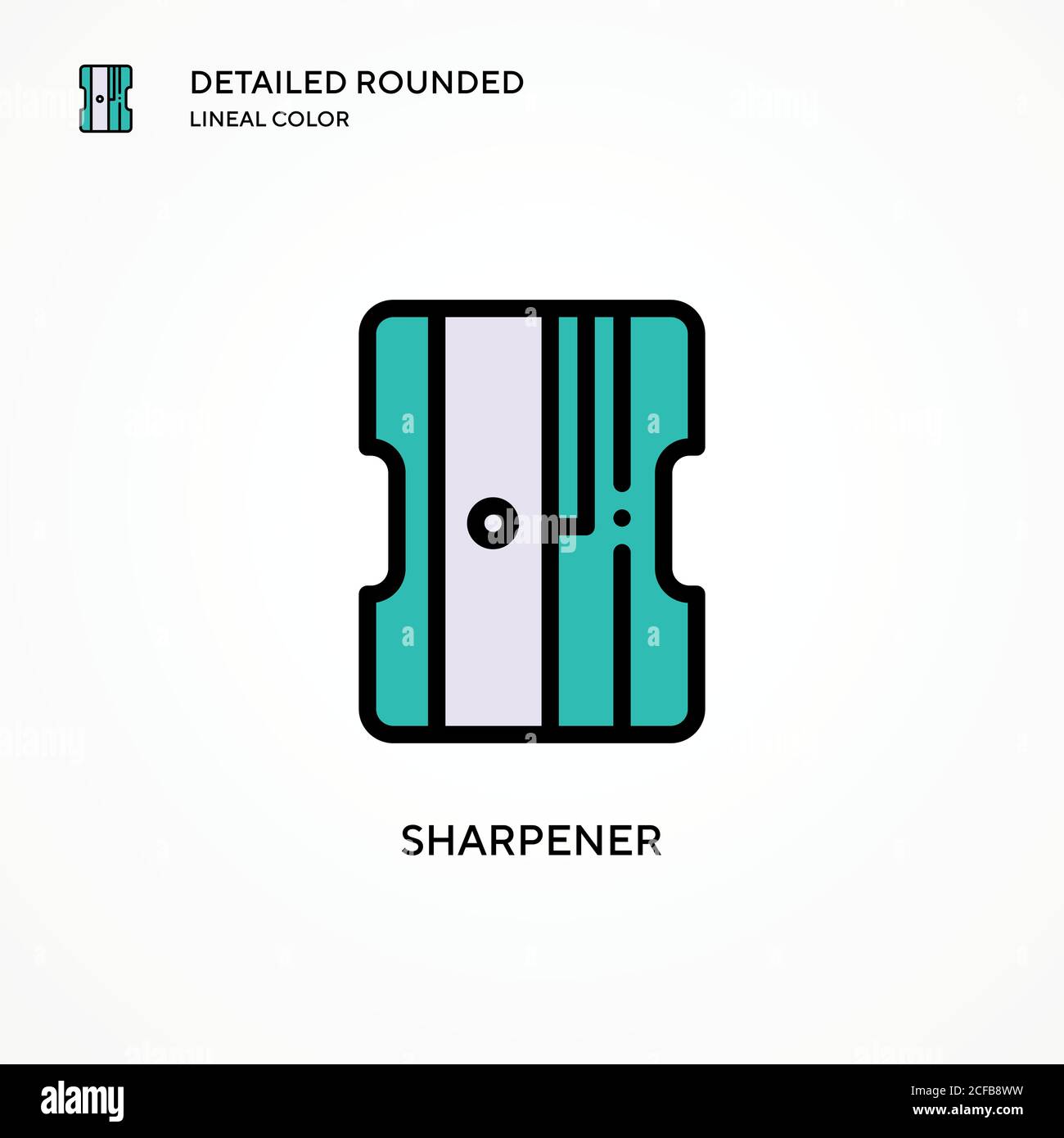 Sharpener vector icon. Modern vector illustration concepts. Easy to ...
