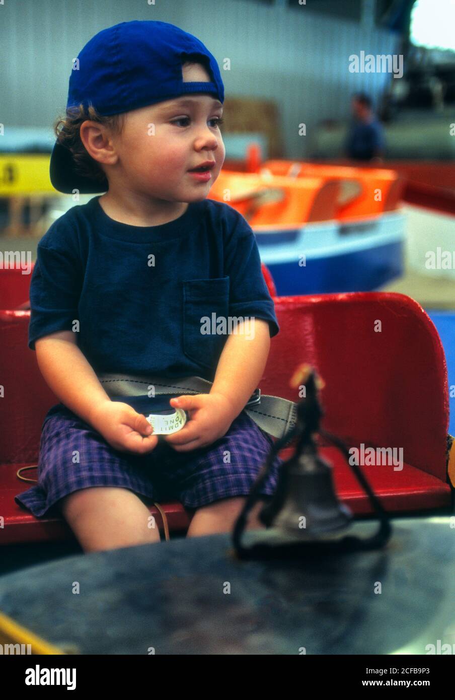 Toddler Boy Playing Stock Photo