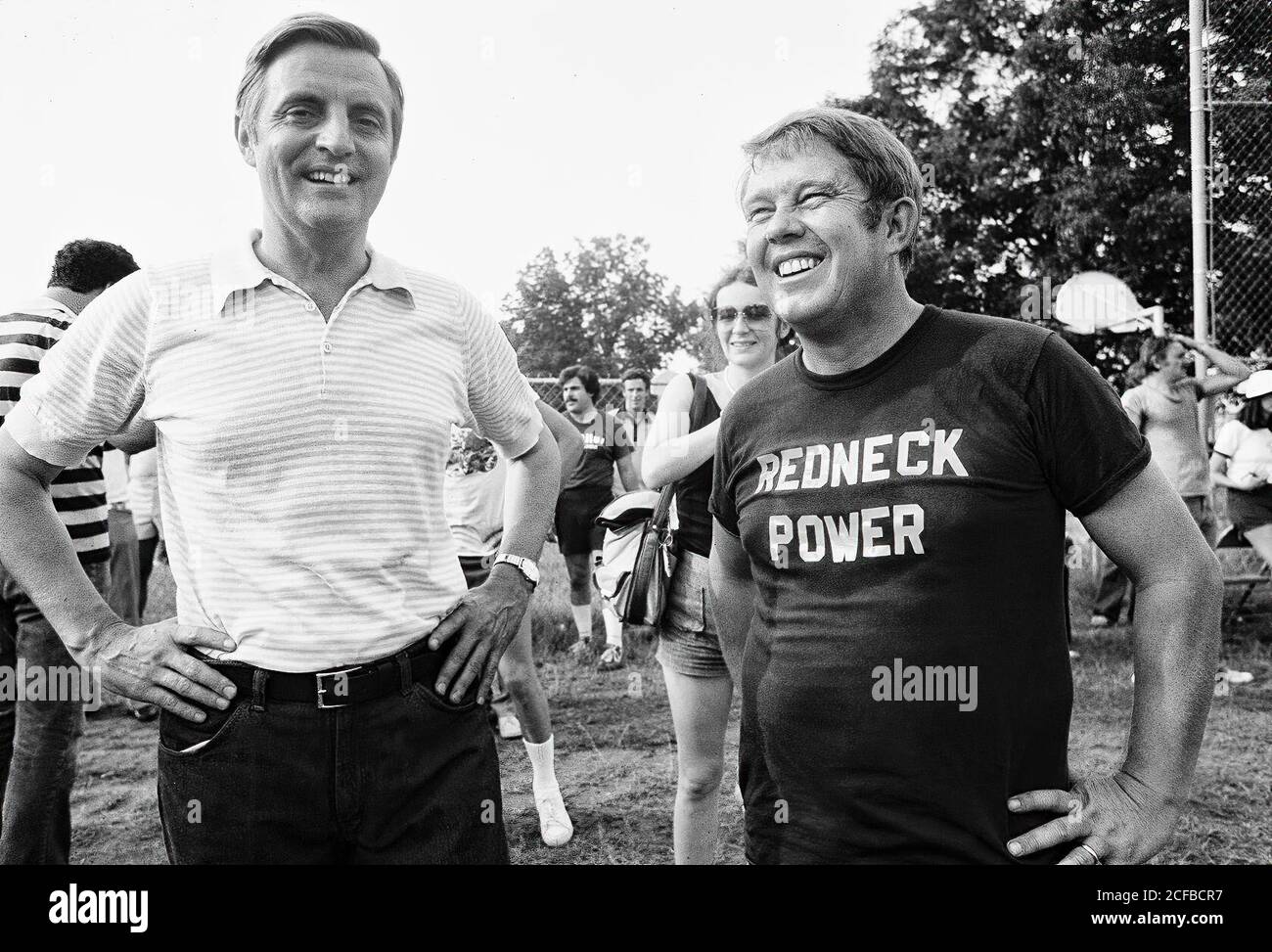 Billy Carter, wearing a Redneck Power tshirt, brother of President