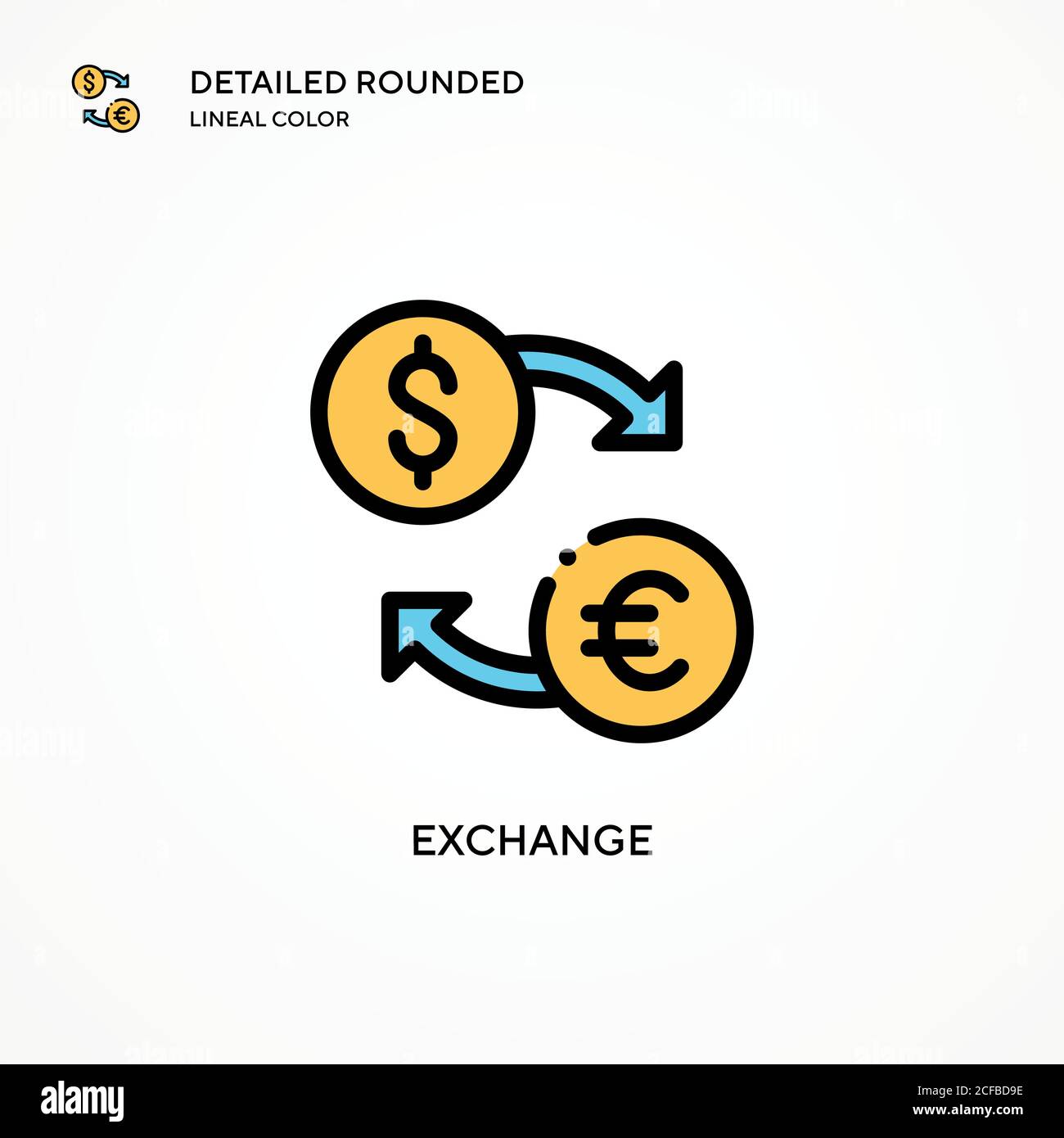 Exchange vector icon. Modern vector illustration concepts. Easy to edit ...