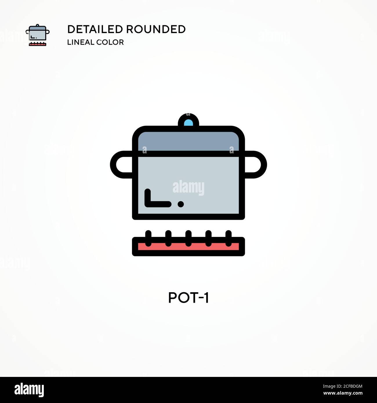 Pot-1 vector icon. Modern vector illustration concepts. Easy to edit ...