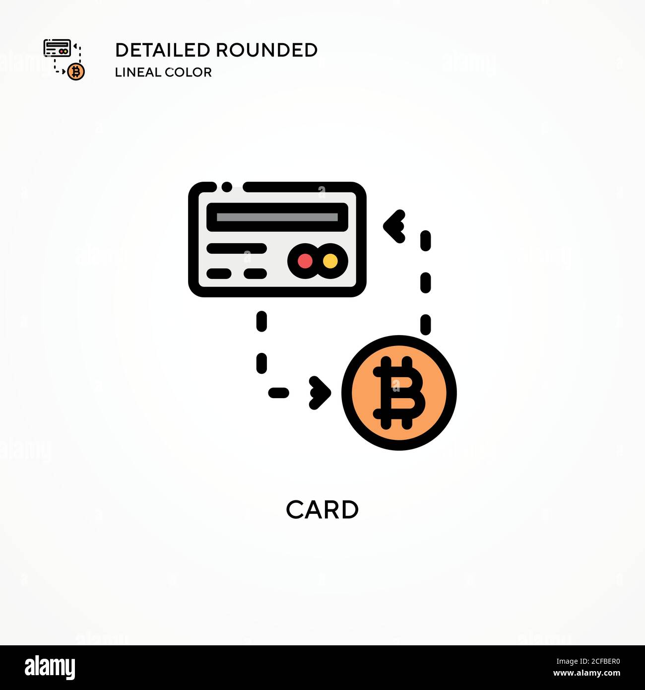 Card vector icon. Modern vector illustration concepts. Easy to edit and ...