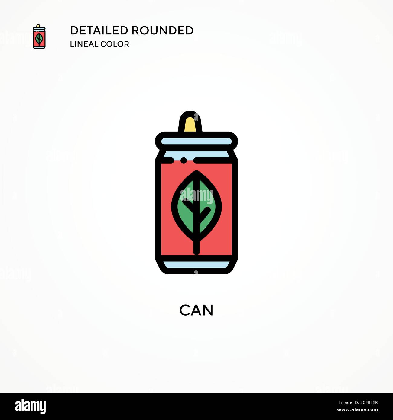 Can vector icon. Modern vector illustration concepts. Easy to edit and ...