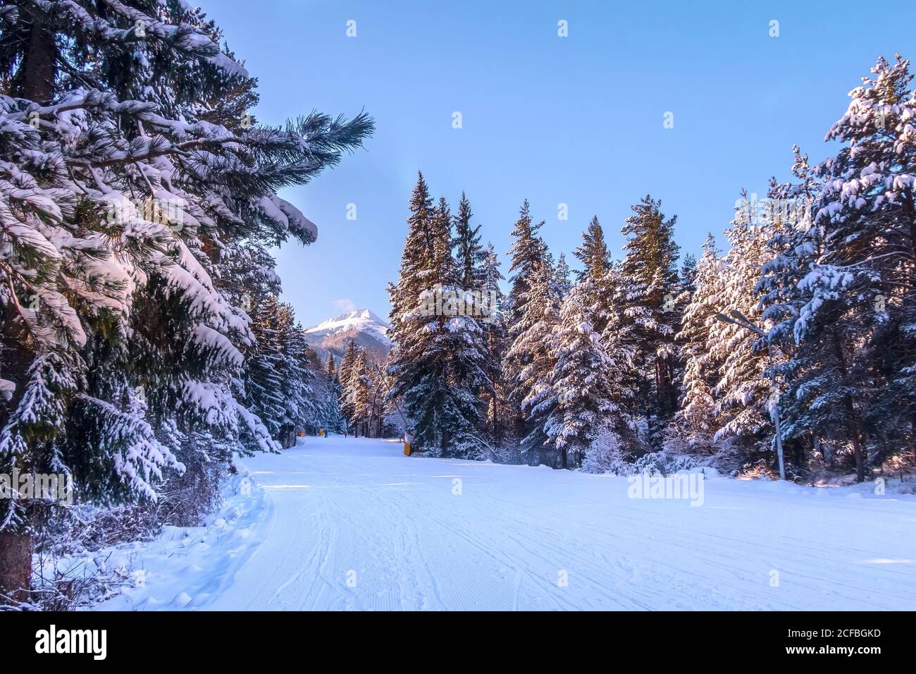 Piste lines hi-res stock photography and images - Alamy