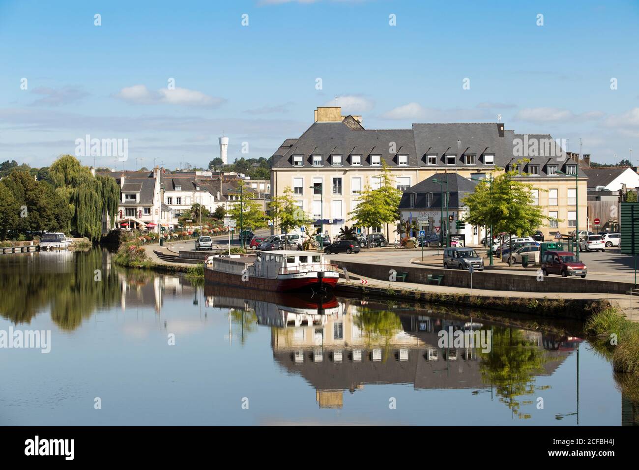 NantesBrest Canal, Pontivy France, France Stock Photo Alamy
