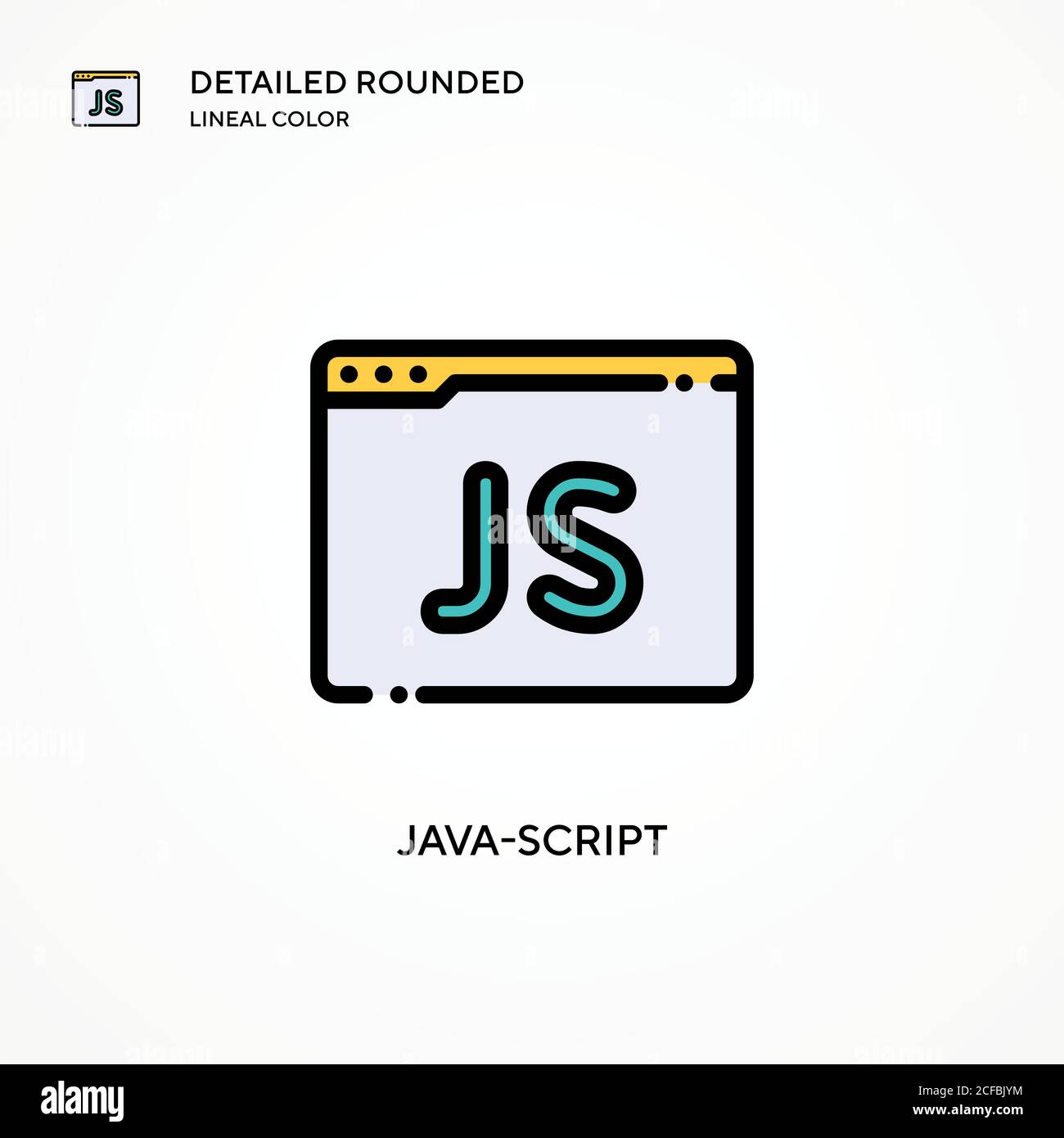 Java-script vector icon. Modern vector illustration concepts. Easy to ...