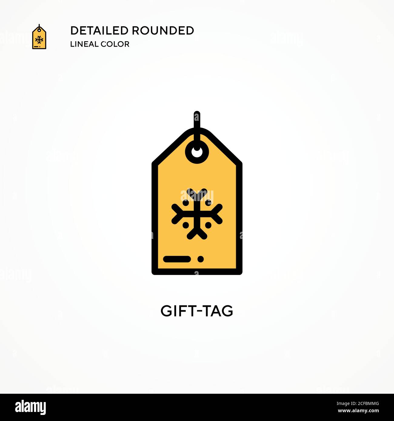 Gift-tag vector icon. Modern vector illustration concepts. Easy to edit ...