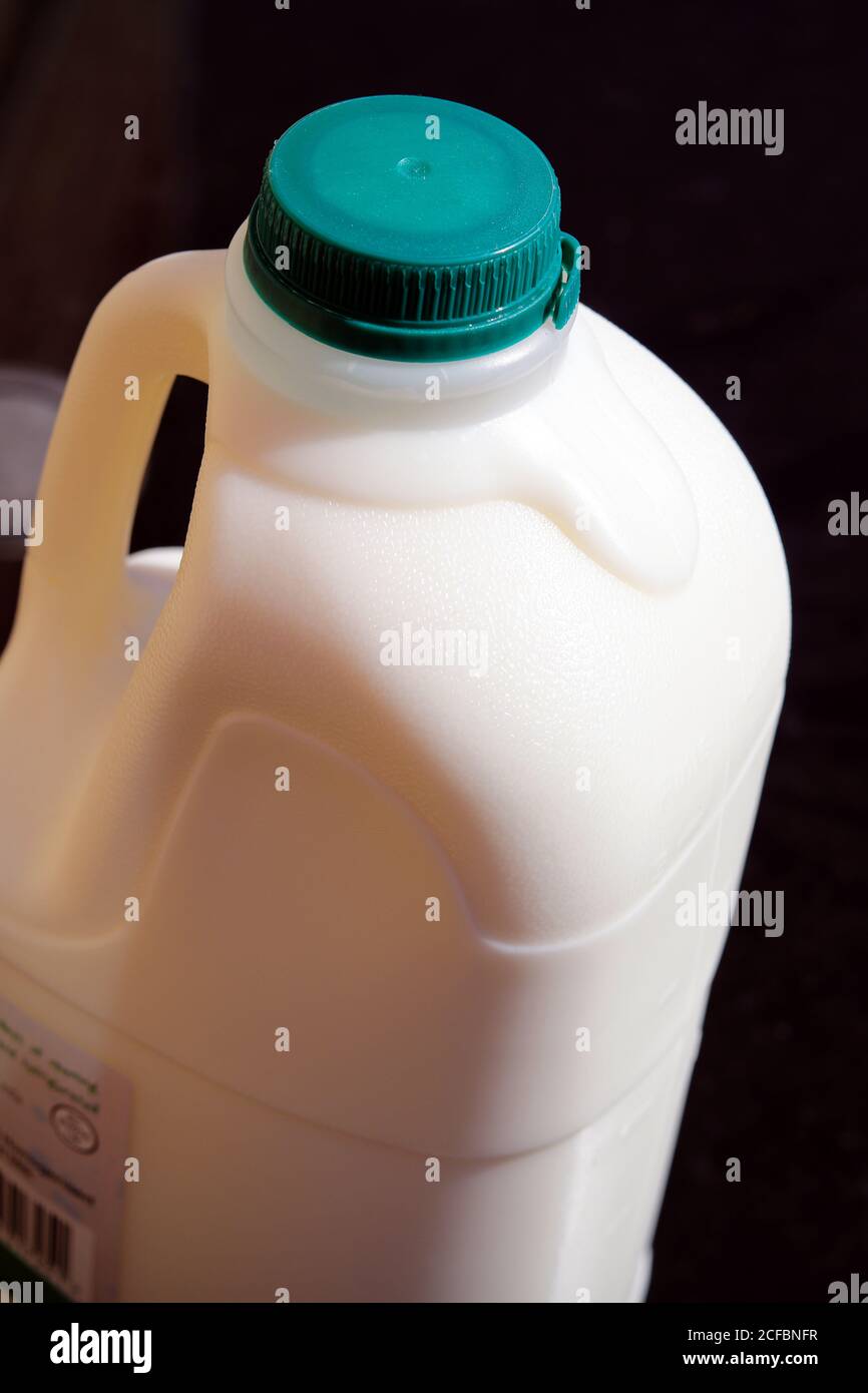 Semi skimmed milk Stock Photo