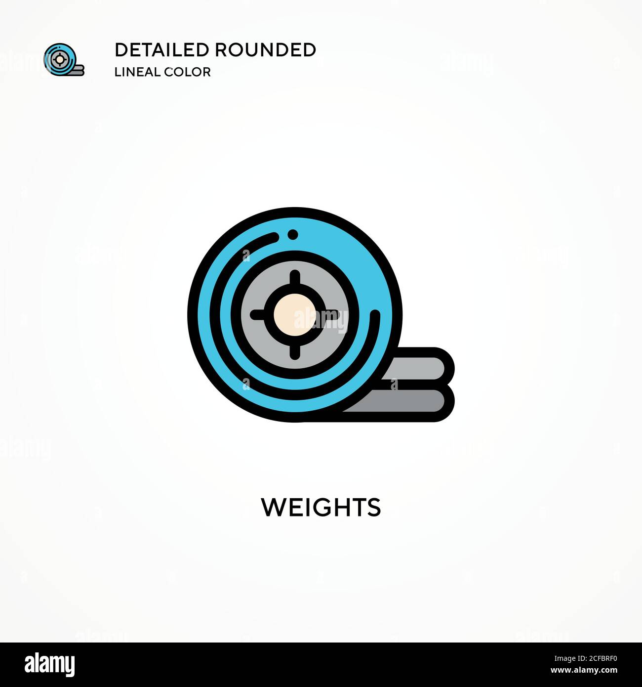 Weights vector icon. Modern vector illustration concepts. Easy to edit ...