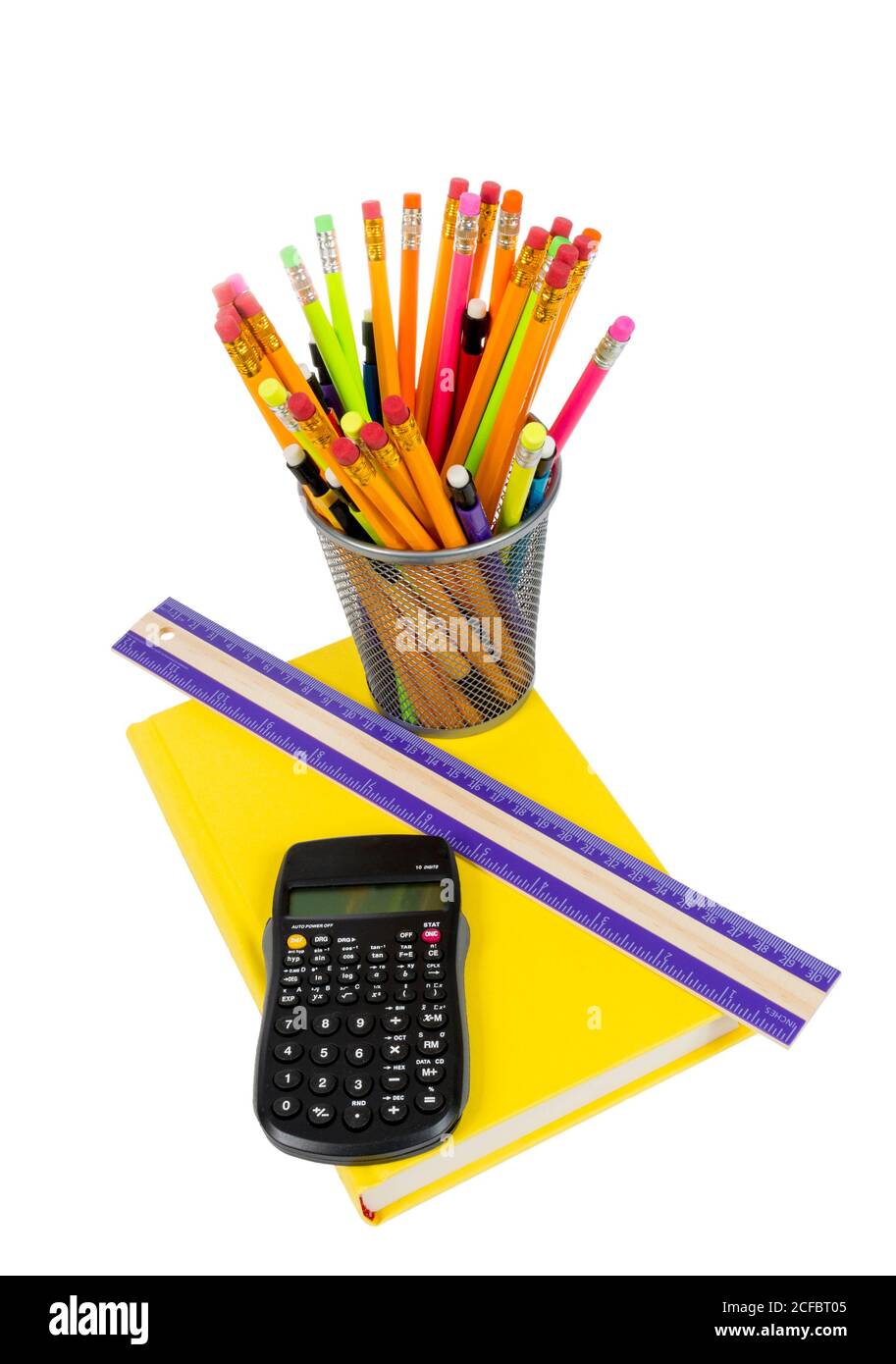 Pencil holder book on Cut Out Stock Images Pictures Alamy