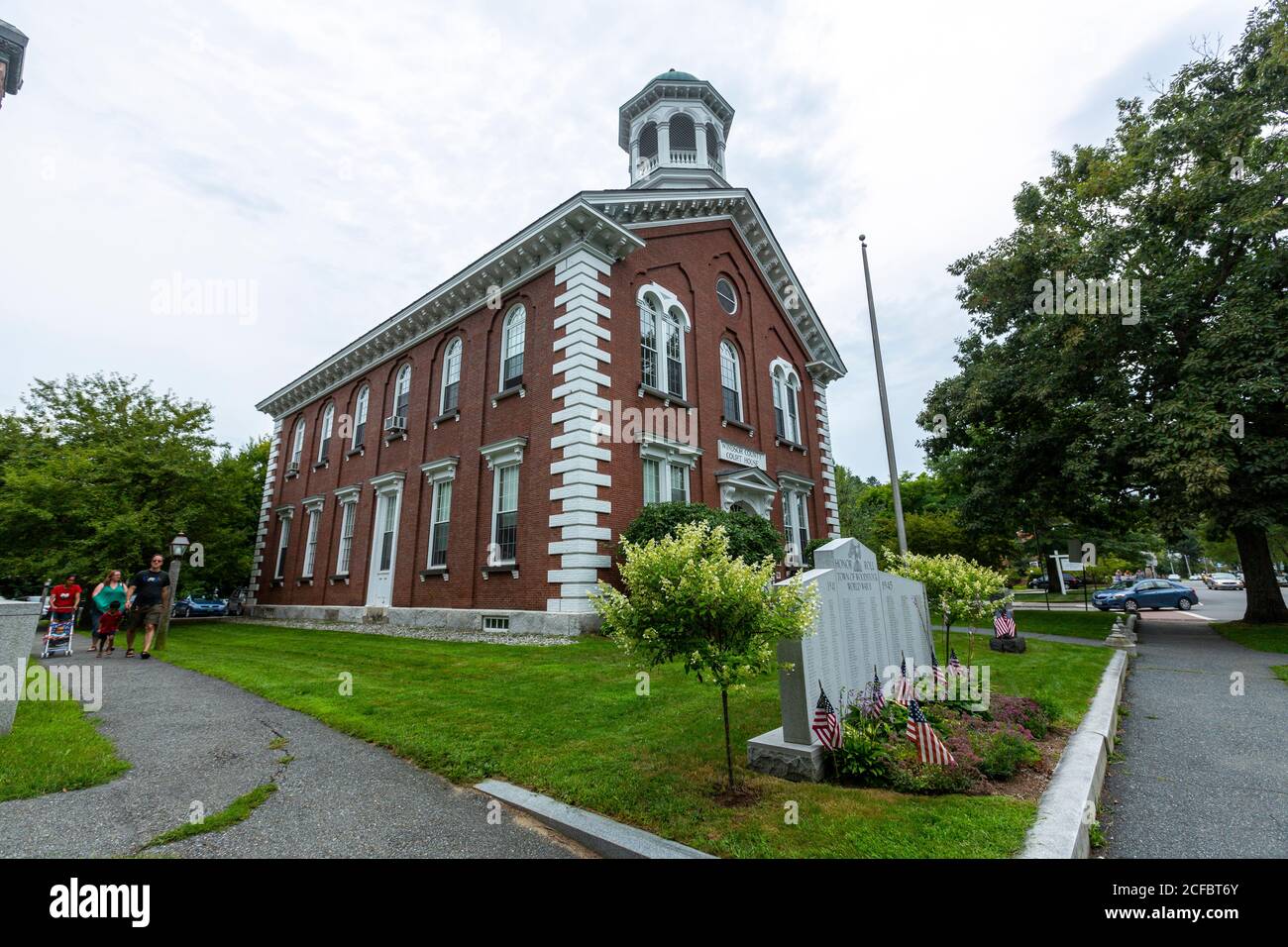 Windsor County court house, Woodstock, Vermont, USA Stock Photo Alamy
