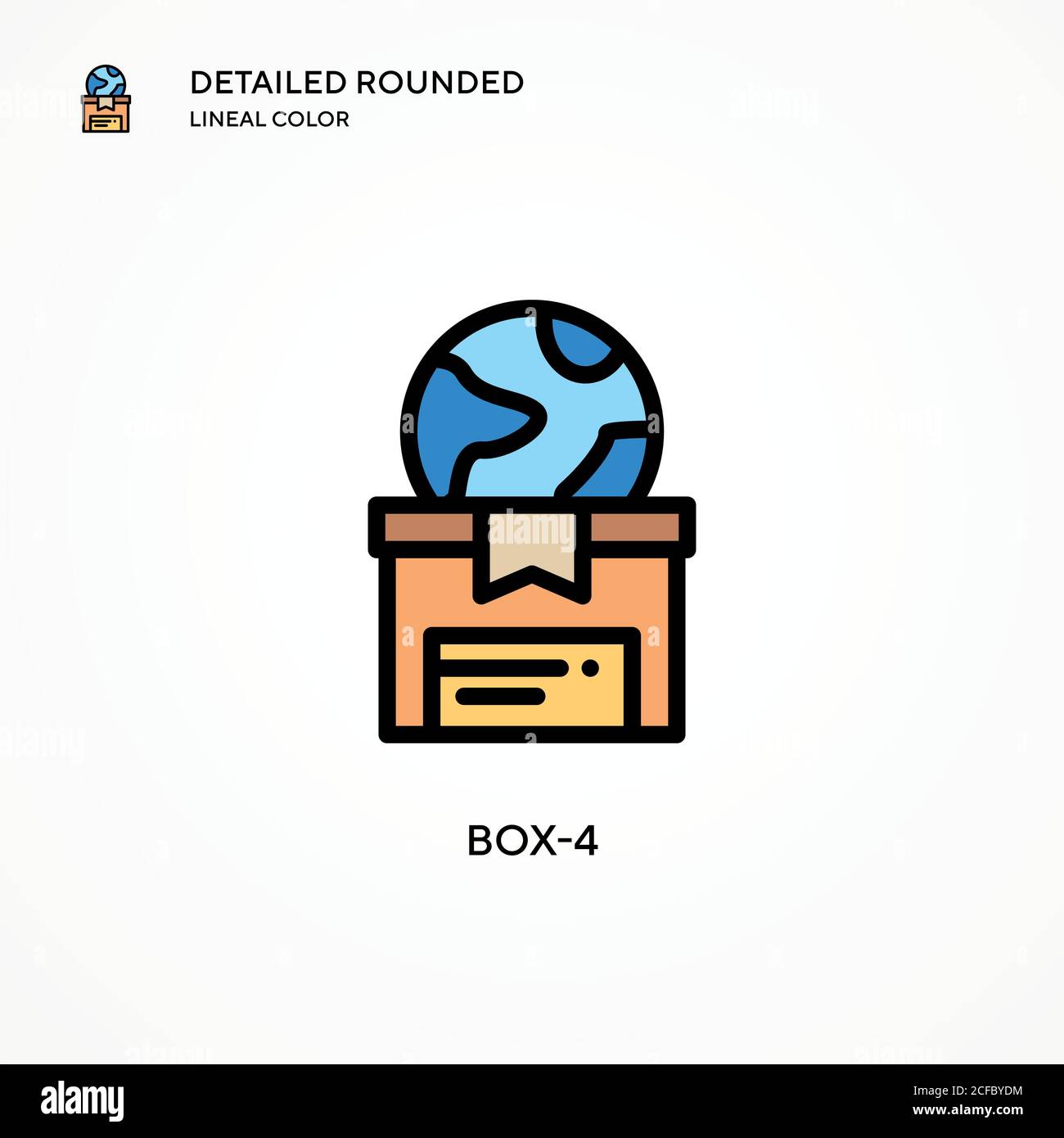 Box-4 vector icon. Modern vector illustration concepts. Easy to edit ...