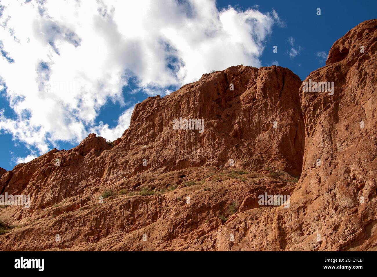 Garden of the Gods in Colorado Springs USA rock formation mountains stones Stock Photo