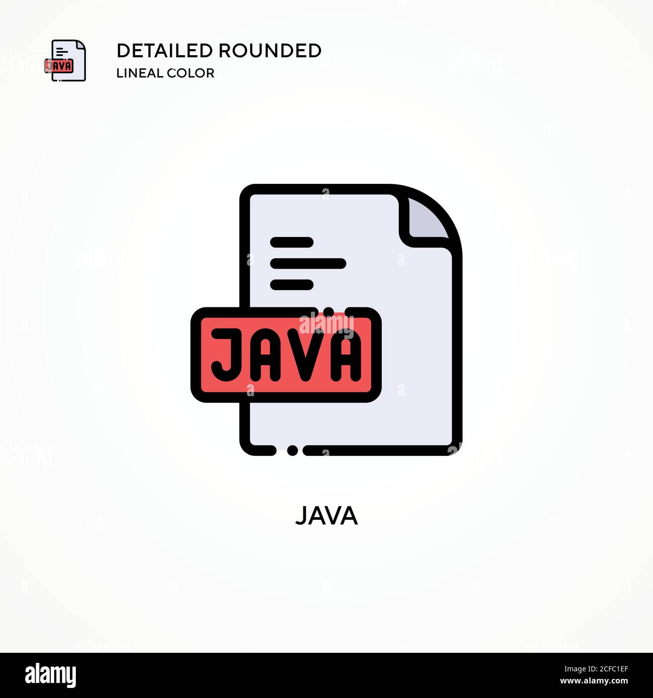 Java vector icon. Modern vector illustration concepts. Easy to edit and ...