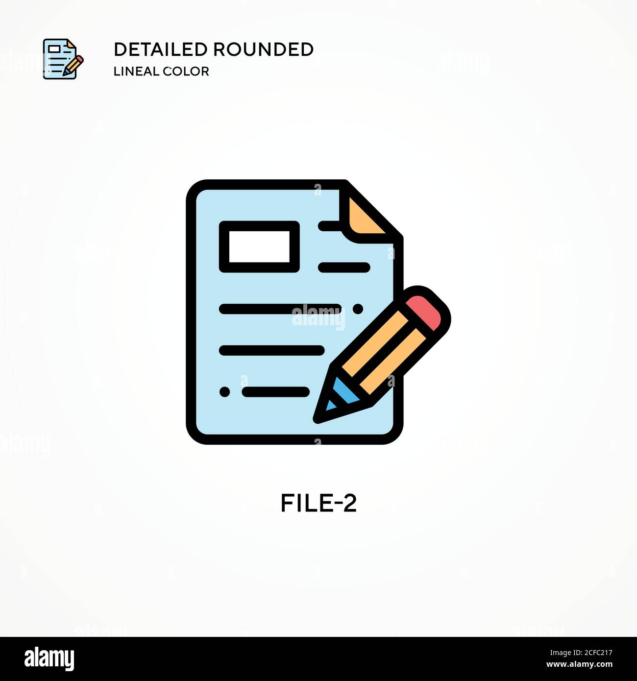 File-2 vector icon. Modern vector illustration concepts. Easy to edit ...