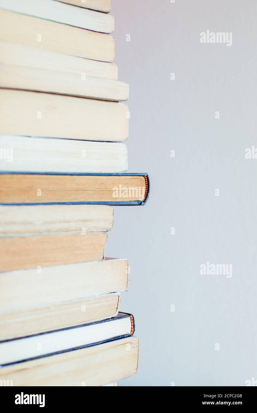 Stack Of Vintage Books Stock Photo