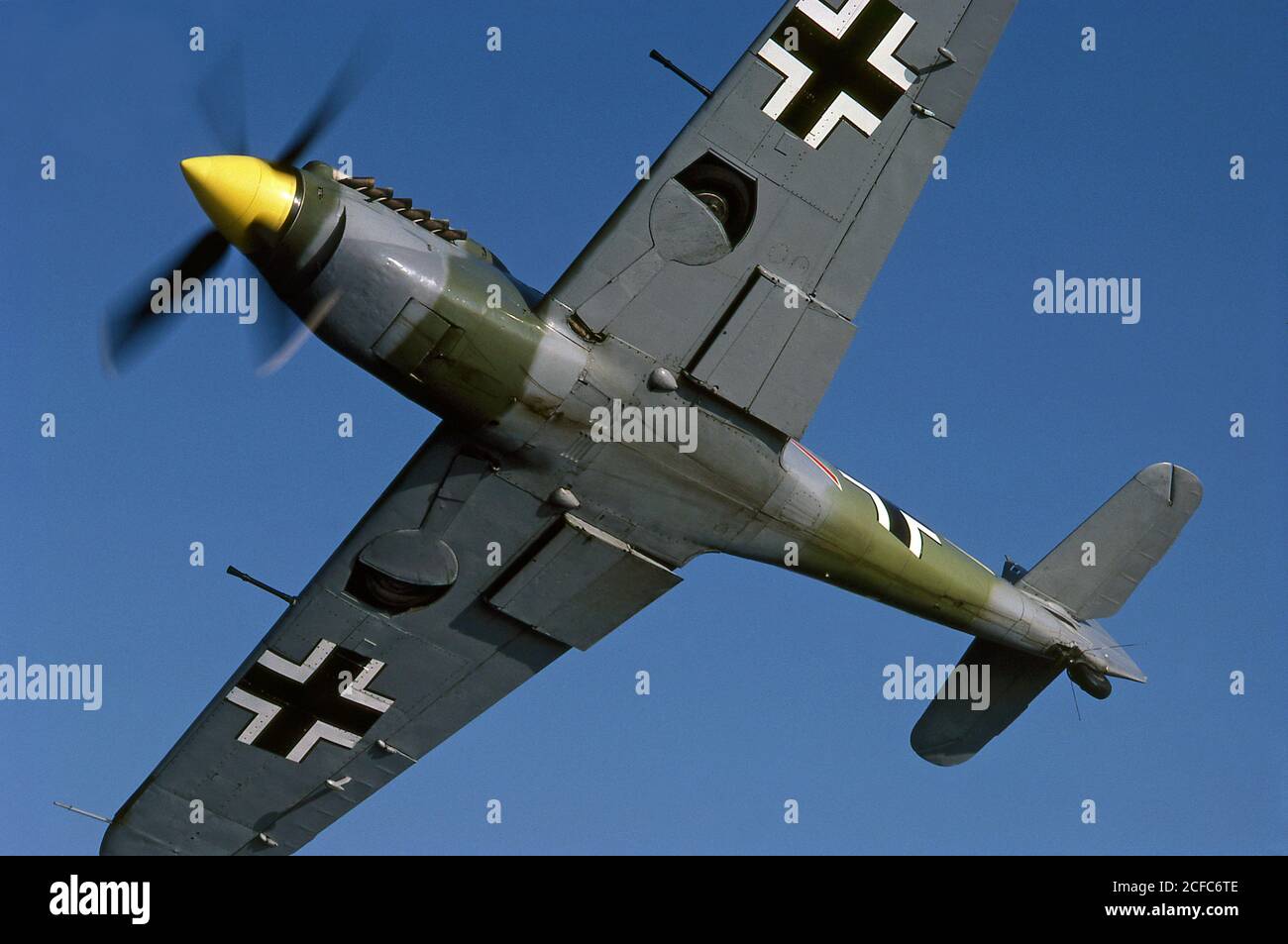 German Luftwaffe WWII Messerschmitt  Me-109 Fighter Stock Photo