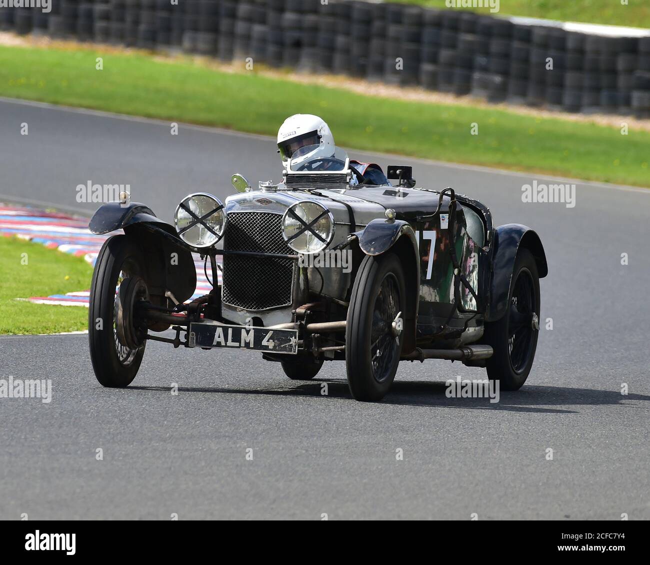 Dennis Johnson, Frazer Nash Colmore, Race for Frazer Nash/GN Cars, VSCC Formula Vintage, Mallory Park, Leicestershire, England, 23rd August 2020. Stock Photo