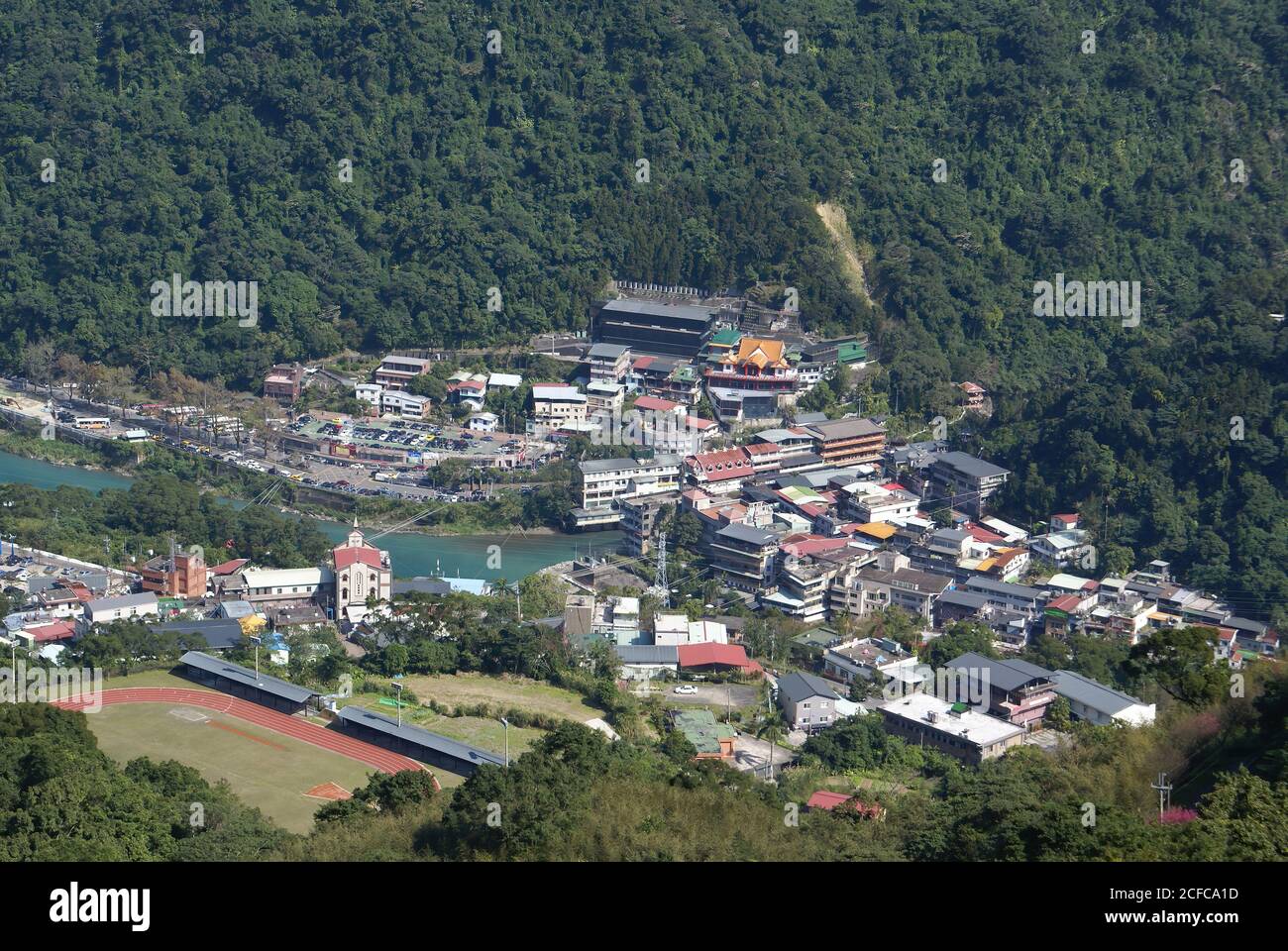 Beautiful landscape around Wulai District at Taipei, Taiwan Stock Photo ...