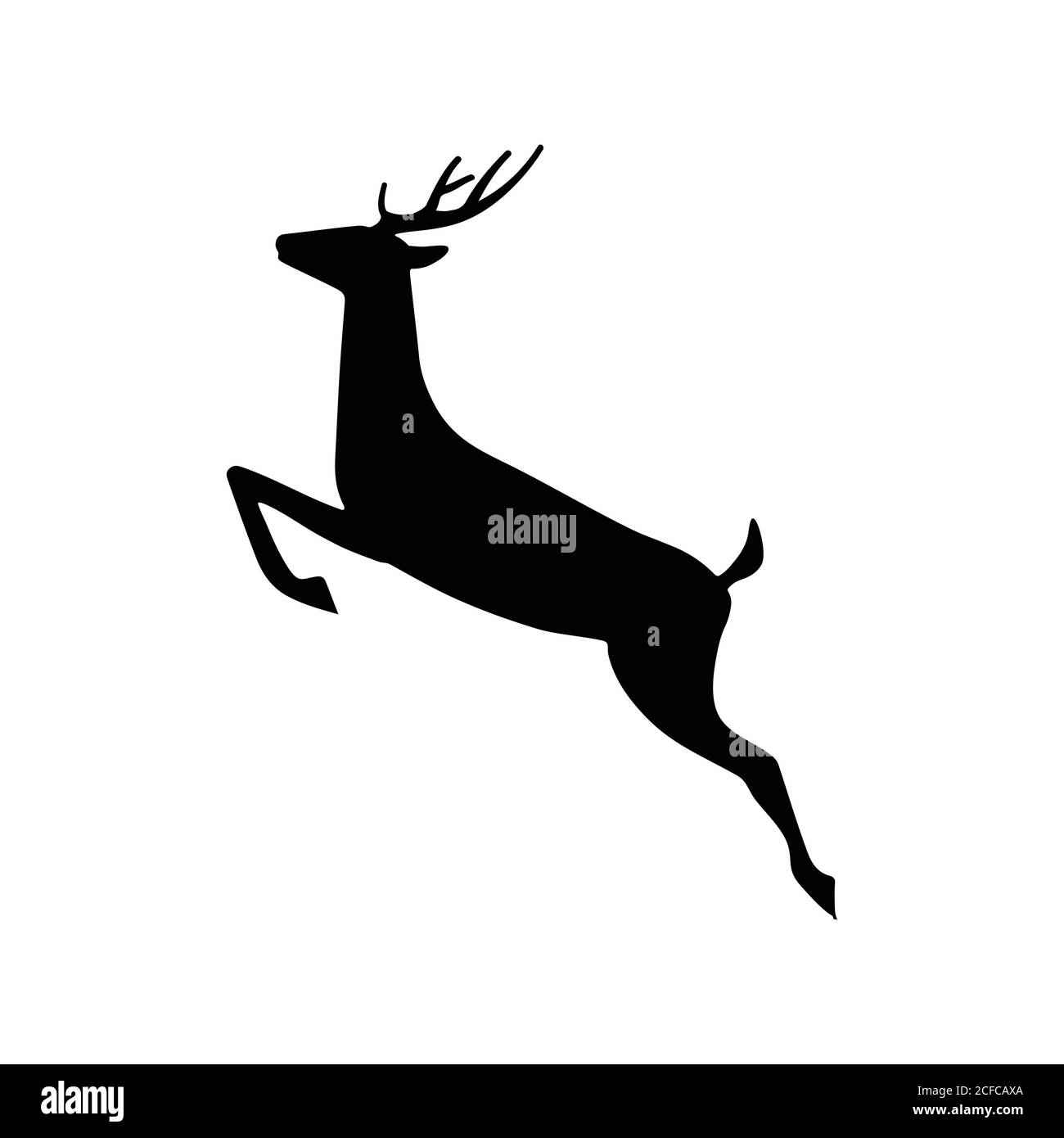 Deer running icon, vector illustration Stock Vector Image & Art Alamy