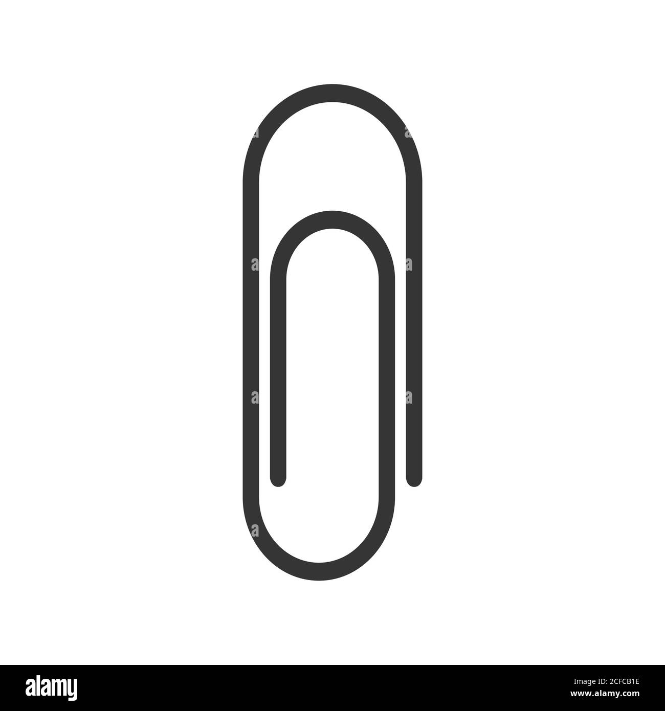 Paper clip icon, vector illustration Stock Vector Image & Art Alamy