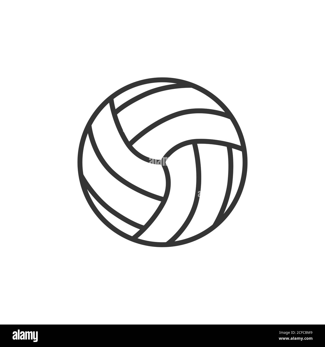 Volleyball Icon, vector illustration Stock Vector Image & Art Alamy