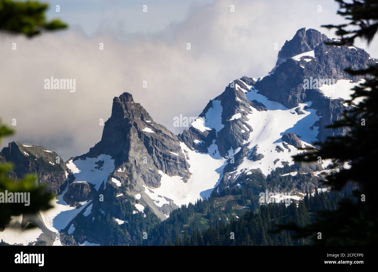 Mountains in the Pacific Northwest Stock Photo