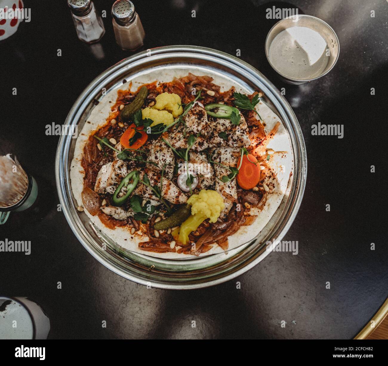 arabic dish with meat and vegetables Stock Photo - Alamy