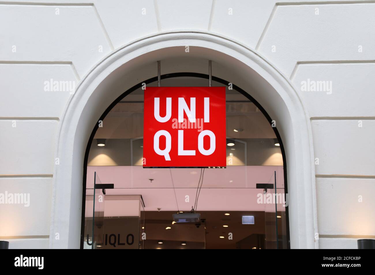 Uniqlo Store at Stroget in Copenhagen Stock Photo - Alamy