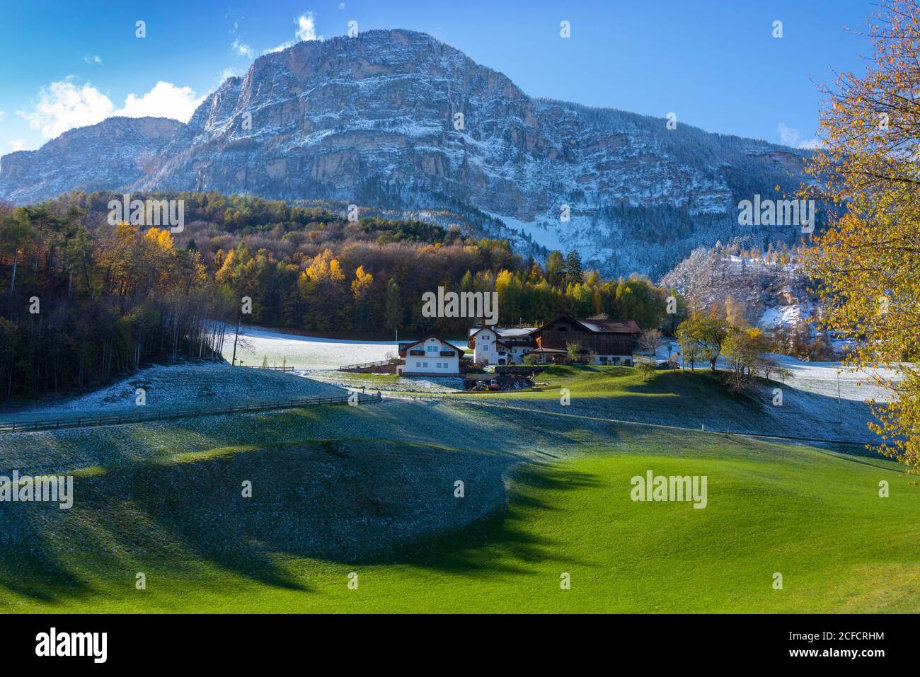 Italy, Trentino-South Tyrol, Alto Adige, South Tyrol, Adige Valley, fraction of the municipality Eppan, Pertonig Gantkofel Stock Photo